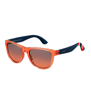 Детски слънчеви очила в оранжево и тъмносиньо снимка