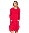 Червена оversize рокля -0 снимка