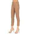 Дамски панталон в цвят камел-2 снимка