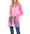 Дамски дъждобран в розово-2 снимка