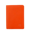 Кожен мъжки портфейл в оранжево с RFID защита-0 снимка
