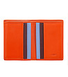 Кожен мъжки портфейл в оранжево с RFID защита-1 снимка