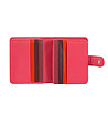Дамски кожен портфейл с RFID защита в цвят малина-3 снимка