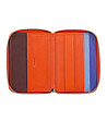 Мъжки кожен оранжев портфейл с RFID защита-2 снимка
