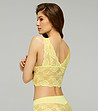 Жълт сутиен тип бралет без банели Indiasa-1 снимка