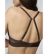 Сутиен в тъмнокафяво с повдигащ ефект Saruni-4 снимка