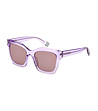 Дамски слънчеви очила прозрачни рамки в лилаво-0 снимка