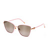 Дамски слънчеви очила с розова метална рамка-0 снимка
