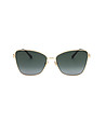 Дамски слънчеви очила със златисти рамки -1 снимка
