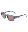 Мъжки слънчеви очила със сини рамки-0 снимка