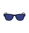 Сини unisex слънчеви очила с кафяви дръжки-1 снимка