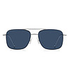Мъжки сребристи слънчеви очила-1 снимка