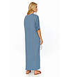 Дълга рокля в син нюанс Imani-1 снимка