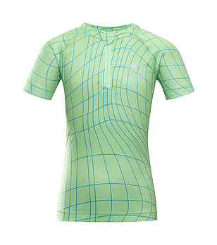 Детска тениска за колоездене в зелено Lattero снимка