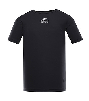 Черна мъжка тениска Basik с CoolDry снимка