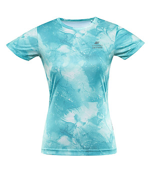 Дамска тениска в сини нюанси Quatra с CoolDry снимка