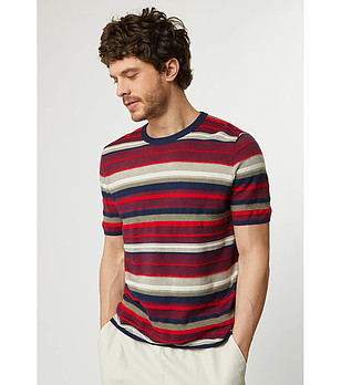 Мъжка многоцветна блуза с високо съдържание на памук Tantana снимка