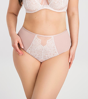 Бикини в бежово и бяло Romantic vibe снимка