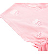 Розова детска рокля с принт Eseqo-2 снимка