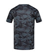 Мъжка тениска в черно и синьо Quatr с CoolDry-1 снимка