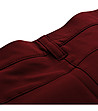 Дамски туристически панталон в тъмночервено Nutta-3 снимка