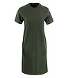 Памучна рокля в тъмнозелено Langa-0 снимка