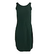 Тъмнозелена рокля без ръкави Vilema-0 снимка