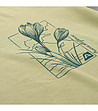 Дамска тениска от органичен памук в зелено Termesa-4 снимка