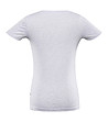 Памучна дамска тениска в сив меланж Bolena-1 снимка
