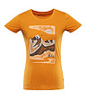 Памучна дамска тениска в оранжево Bolena-0 снимка