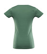Памучна дамска тениска в тъмнозелено Bolena-1 снимка