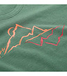 Памучна дамска тениска в тъмнозелено Bolena-4 снимка