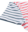 Многоцветна дамска тениска на райе Boatera-2 снимка