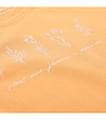 Оранжева памучна дамска тениска Nоrda-4 снимка