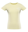 Светложълта дамска памучна тениска Nоrda-0 снимка