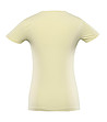 Светложълта дамска памучна тениска Nоrda-1 снимка