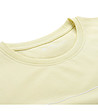 Светложълта дамска памучна тениска Nоrda-3 снимка