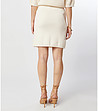 Дамска памучна пола в цвят крем-1 снимка
