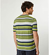 Мъжка блуза с високо съдържание на памук в зелено, бежово и тъмносиньо-1 снимка