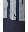 Мъжка риза в синьо и сиво с високо съдържание на памук-3 снимка