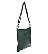 Дамска тъмнозелена чанта от естествена кожа Paola-1 снимка