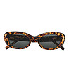 Овални дамски слънчеви очила в цвят хавана Brielle -3 снимка