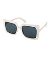 Дамски слънчеви очила цвят крем с квадратни лещи Eva-1 снимка