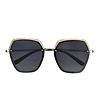 Дамски слънчеви очила в златисто и черно Quinn -3 снимка