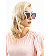 Дамски слънчеви очила в златисто и лилаво Quinn -0 снимка