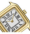 Мъжки часовник в златисто с римски цифри Raul-2 снимка