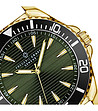 Мъжки часовник в златисто и черно Zanter-2 снимка