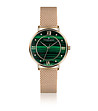 Златист дамски часовник със зелен циферблат Kandra-0 снимка