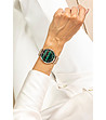 Златист дамски часовник със зелен циферблат Kandra-1 снимка