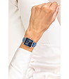 Дамски часовник в синьо и сребристо Nick-1 снимка